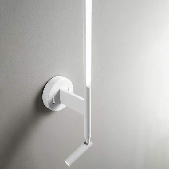 Applique In Metallo Moderna Ramon Bianco Led 6654BLC