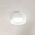 Plafoniera In Metallo Moderna Pandora Bianco 1 Luce E27 6662B