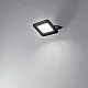 Faro Proiettore Moderno Pad Nero Led Grande