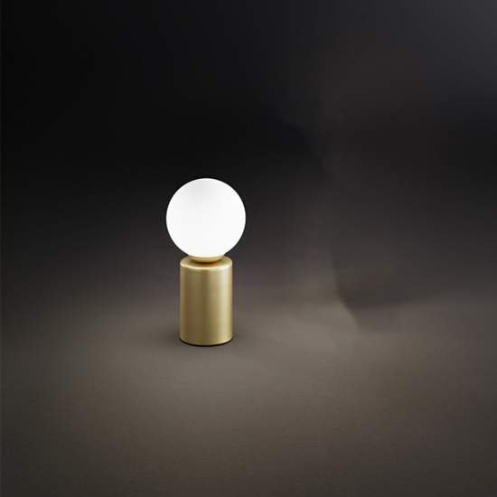 Lampada Da Scrivania Contemporanea Birillo Oro 1 Luce E14 Piccola 6762OR