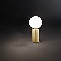 Lampada Da Scrivania Contemporanea Birillo Oro 1 Luce E14 Grande 6764OR