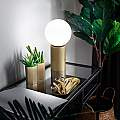 Lampada Da Scrivania Contemporanea Birillo Oro 1 Luce E14 Grande 6764OR