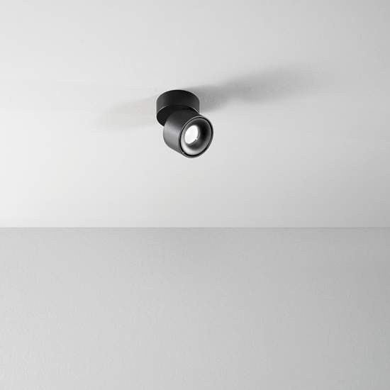 Faretto Spot Led Rotondo Orientabile Camera Nero Led Piccolo 6772NCT
