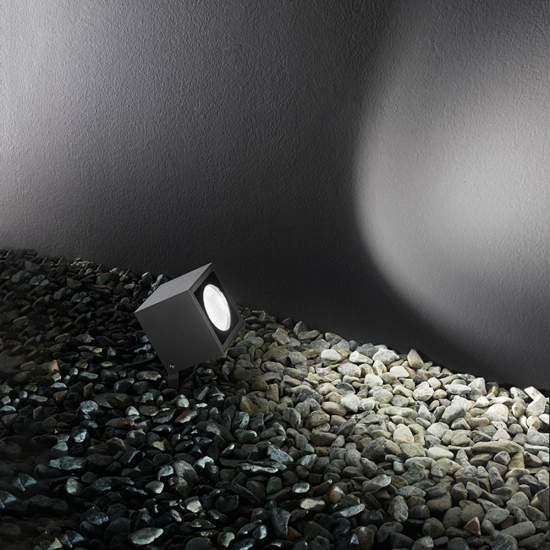 Faretto In Alluminio Moderno Capsule Grigio Led 6790ALC