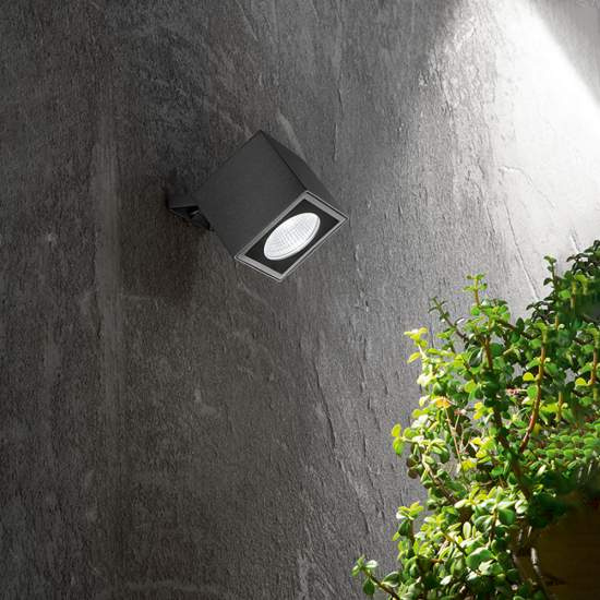 Faretto In Alluminio Moderno Capsule Grigio Led 6790ALC