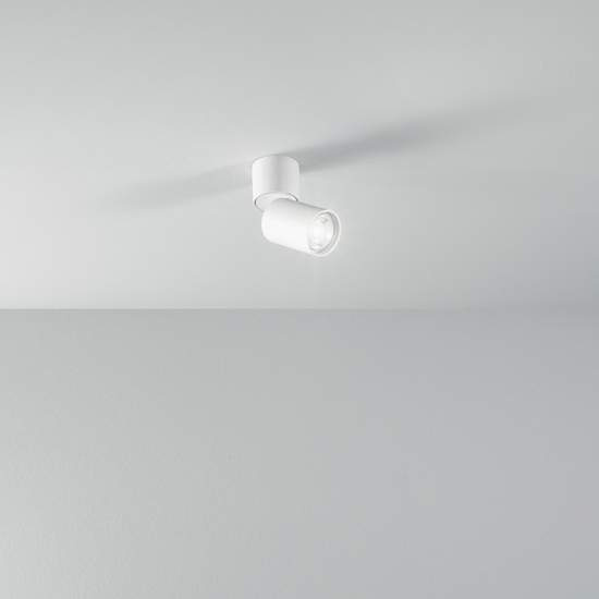 Lampada Da Soffitto In Alluminio Bianco 1 Luce 6810B
