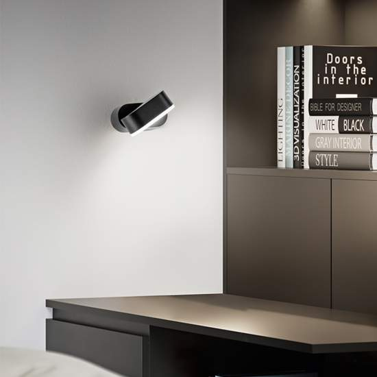 Applique Moderna Candy Nero Led 6922NLC