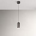 Lampadario In Metallo Contemporaneo Bullet Marrone Led 6924MMLC