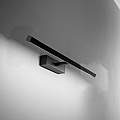 Applique In Metallo Moderna Riga Nero Led Piccola 8040NCT