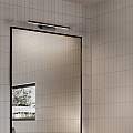 Applique In Metallo Moderna Riga Nero Led Piccola 8040NCT
