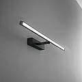 Applique In Metallo Moderna Riga Nero Led Piccola 8040NCT