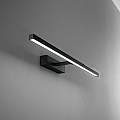 Applique In Metallo Moderna Riga Nero Led Piccola 8040NCT