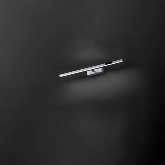 Applique In Metallo Moderna Riga Cromo Led Media 8042CLCT