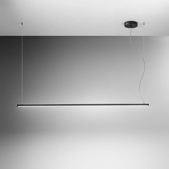 Lampadario Moderno Syncro Nero Led Grande 8052NCT