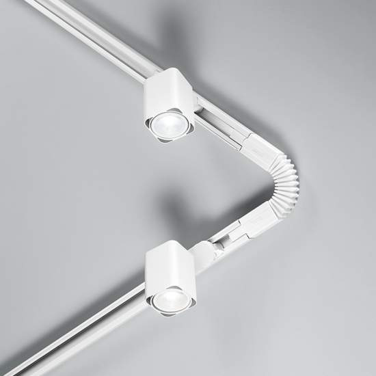 Giunto Lineare Flessibile Per Sistema Binario Bianco 8074B