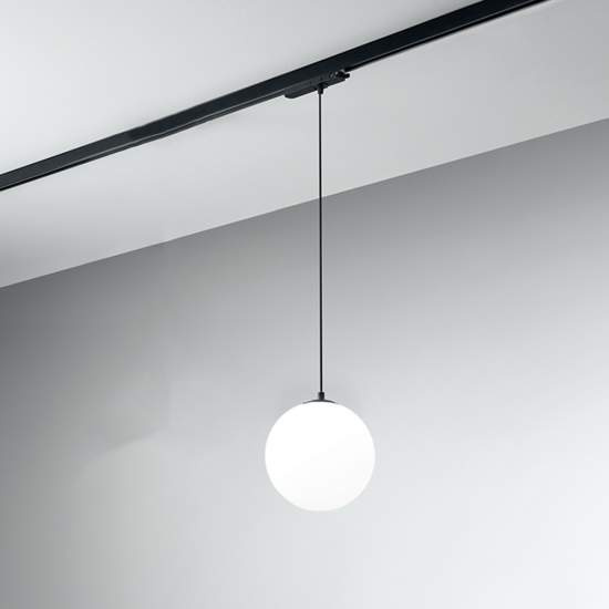 Sospensione Moderna Per Sistema In Binario Nero Led Grande 8106NLC
