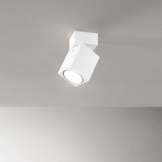 Spot Contemporaneo Connect Alluminio Bianco 1 Luce Gu10 8168B