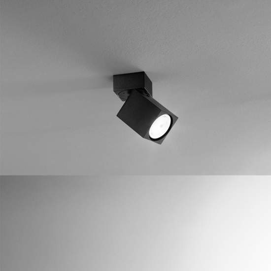 Spot Contemporaneo Connect Alluminio Nero 1 Luce Gu10 8168N