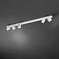 Spot Contemporaneo Oddy Alluminio Bianco 5 Luci Gu10 8173B