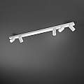 Spot Contemporaneo Oddy Alluminio Bianco 5 Luci Gu10 Ip20 8177B