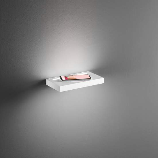 Applique Contemporanea Floor Alluminio Bianco Led Integrato 18W 8188BLC