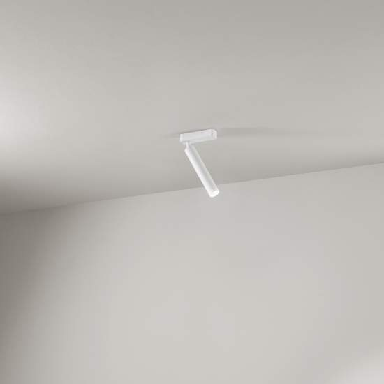 Spot Contemporaneo Bambù Alluminio Bianco Led Integrato 10W 8242BLC
