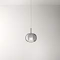 Vetro Borosilicato Contemporaneo Rain Fumè Specchiato D22,5 Senza Rosone 8248SP