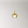 Vetro Borosilicato Contemporaneo Rain Oro Specchiato D20 Senza Rosone 8250OR