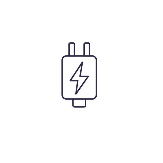 Carica Batterie Bianco (Cavo Usb Escluso) Per Serie Kosmo-Estia-Konda 91CARIC8076B
