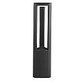 Paletto Da Esterno Moderno Michigan Alluminio Grigio Policarbonato Led 7W 4000K 1005-500GY