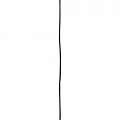 Lampadario Contemporaneo Vimini Acciaio Nero Tessuto 3 Luci E27 11201-3BK