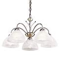 Lampadario Contemporaneo Milanese Acciaio Adjustable Vetro 5 Luci E14 1135-5AB