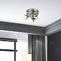 Plafoniera Tonda Contemporanea Focus Spot Acciaio Argento Bianco 3 Luci Gu10 | Plafoniere - Lampade da soffitto | Luce Art Shop Plafoniera Tonda Contemporanea Focus Spot Acciaio Argento Bianco 3 Luci Gu10 | SearchLight