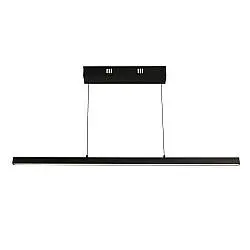 Lampadario Moderno Layla Acciaio Nero Alluminio Led 28,67W 2700-3000-4000K