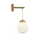 Applique Contemporanea Ella Acciaio Ottone Vetro 1 Luce E14 31412-1NA