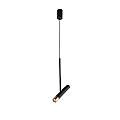Lampadario Moderno Cilindro Acciaio Nero Oro Led 4W 3000K 31651-1BK