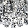 Plafoniera Classica Hanna Acciaio Cromo Alluminio 4 Luci G9 3304-4CC