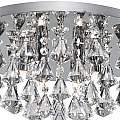 Plafoniera Classica Hanna Acciaio Cromo Alluminio 6 Luci G9 3306-6CC