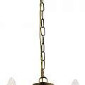 Lampadario Classico Ascot Acciaio Ottone 12 Luci E14 41312-12AB