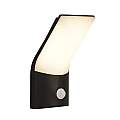 Applique Moderna Copenaghen Alluminio Bianco Policarbonato Nero Led 10W 3000K 58321BK