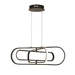 Lampadario Moderno Clip Acciaio Bianco Nero Led 52,44W 3000 - 4500 - 6500K