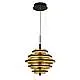 Lampadario Contemporaneo Alveare Acciaio Nero Alluminio Ottone Led 33,9W 2700K