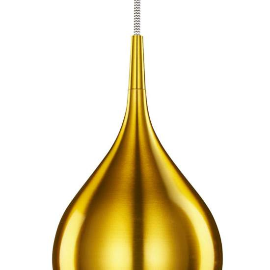 Lampadario Contemporaneo Vibrante Alluminio Oro 1 Luce E14 | Lampadari e Sospensioni | Luce Art Shop Lampadario Contemporaneo Vibrante Alluminio Oro 1 Luce E14 | SearchLight