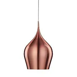 Sospensione Contemporanea Vibrante Alluminio Rosa 1 Luce E27