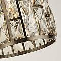 Sospensione Classico Gioiello Acciaio Ottone Vetro 1 Luce E27 6581-1AB