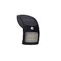 Applique Moderna Solare Policarbonato Nero Bianco Led 1,8W 3000K 67420BK-PIR