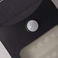Applique Moderna Solare Policarbonato Nero Bianco Led 1,8W 3000K 67420BK-PIR