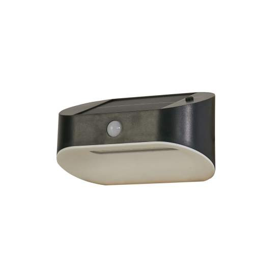 Applique Moderna Solare Policarbonato Grigio Led 1,2W 3000K 67421BK-PIR