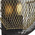 Applique Industrial-Nordico Favo Acciaio Nero Oro 1 Luce E14 6842BGO