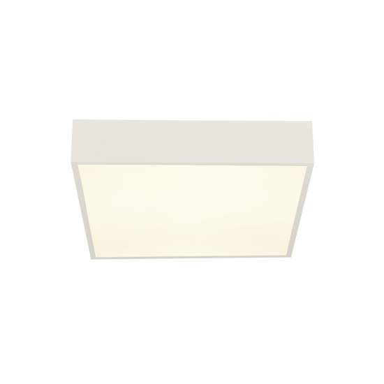 Plafoniera Contemporanea Zeus Alluminio Bianco Policarbonato Led 16W 3000K 72370WH